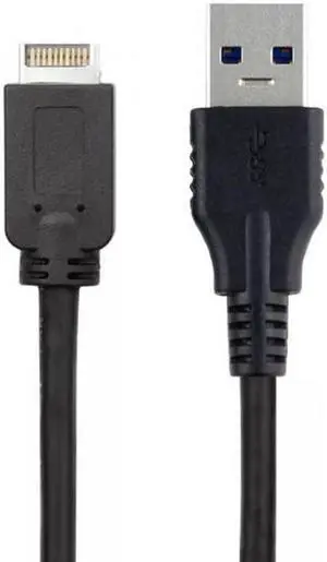 USB 3.1 Front Panel Header to USB 3.0 Type-A Male Extension Data Cable 50cm USB 3.1 Front Panel Header to USB 3.0 Type-A Male Extension Data Cable 50cm