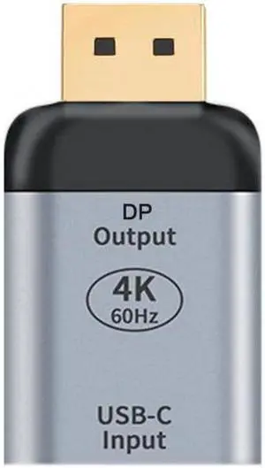 USB-C Type C Female Source to Displayport DP Sink HDTV Adapter 4K 60hz 1080p for Tablet & Phone & Laptop USB-C Type C Female Source to Displayport DP Sink HDTV Adapter 4K 60hz 1080p for Tablet & Phone & Laptop