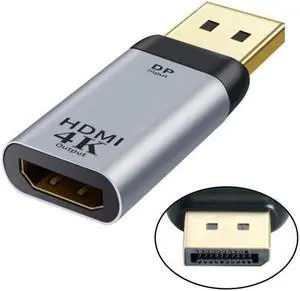 DisplayPort DP Source to HDMI Sink Displays 4K@60hz Ultra HD Converter Adapter for Laptop HDTV DisplayPort DP Source to HDMI Sink Displays 4K@60hz Ultra HD Converter Adapter for Laptop HDTV