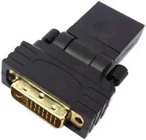 1080p DVI male to HDMI Female 360 degree Rotating Swivel Adapter for HDTV Video Card 1080p DVI male to HDMI Female 360 degree Rotating Swivel Adapter for HDTV Video Card