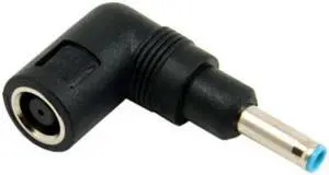 DC 7.4*5.0mm Ultra slim DC Jack to 4.5*3.0mm Plug 90 Right Angled Adapter For Laptop DC 7.4*5.0mm Ultra slim DC Jack to 4.5*3.0mm Plug 90 Right Angled Adapter For Laptop