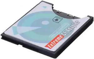 Camera SD SDHC SDXC to High-Speed Extreme Compact Flash CF Type I Memory Card Adapter
