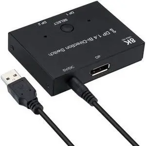 DP DisplayPort 1.4 Bi-Direction Switch MST Hub Support HDCP SST Extended 8K@30hz 4K@60hz DP DisplayPort 1.4 Bi-Direction Switch MST Hub Support HDCP SST Extended 8K@30hz 4K@60hz