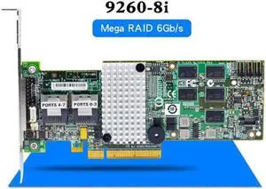 9260-8i LSI00198 8 port 512MB cache SFF8087 6Gb RAID0.1.5.6 PCI-E 2.0 X8 Controller Card