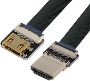 HDMI Male to Mini HDMI Female Extension FPC Flat Cable 1080P for FPV HDTV Multicopter Aerial Photography