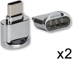 2pcs USB 2.0 Type C USB-C to Micro SD SDXC TF Card Reader Adapter for Macbook & Cell Phone UC-051-2PCS 2pcs USB 2.0 Type C USB-C to Micro SD SDXC TF Card Reader Adapter for Macbook & Cell Phone UC-051-2PCS