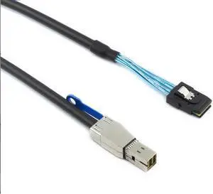 Mini SAS HD SFF-8644 with IC conversion to SAS HD SFF-8087 server stacking connection cable Mini SAS HD SFF-8644 with IC conversion to SAS HD SFF-8087 server stacking connection cable