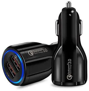 gowl Quick Charge Car Changer - Car Charging Unit with3.IA Capacity- Dual USB Car Changer for Mobile Phones
A0 gowl Quick Charge Car Changer - Car Charging Unit with3.IA Capacity- Dual USB Car Changer for Mobile Phones
A0