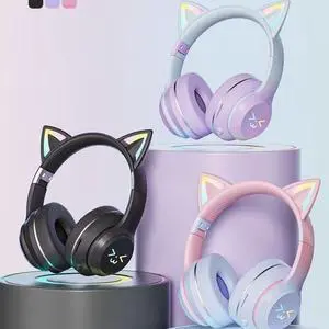 Gradient-colored over-ear Bluetooth headphones BT618 Wireless gaming sports Bluetooth headset over-ear Gradient-colored over-ear Bluetooth headphones BT618 Wireless gaming sports Bluetooth headset over-ear
