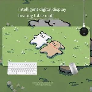 JVFYI Lineup small dog heating hand warmer pad mouse pad oversized winter heat table mat office heat table mat water-resistant 35.43 x 15.75 inches 5 JVFYI Lineup small dog heating hand warmer pad mouse pad oversized winter heat table mat office heat table mat water-resistant 35.43 x 15.75 inches 5