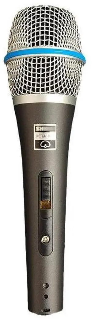 Wireless microphone BETA87C A Home singing stage performance KTV wireless handheld microphone Beta87C -with switch version Wireless microphone BETA87C A Home singing stage performance KTV wireless handheld microphone Beta87C -with switch version