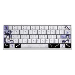 Sakihira Maki Keycap with PBT material, high height, precisely engraved, non-transparent, compatible with 60, 65, 68 keyboards. Sakihira Maki Keycap with PBT material, high height, precisely engraved, non-transparent, compatible with 60, 65, 68 keyboards.