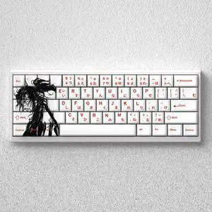 Samurai Quest Keycap 2D Theme Original Factory High-Purity PBT Engraved Compatible with 60, 65, 68 white Samurai Quest Keycap 2D Theme Original Factory High-Purity PBT Engraved Compatible with 60, 65, 68 white