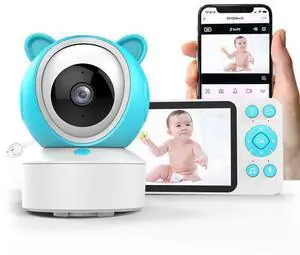 C8 Baby Monitor 5-inch Remote Baby Care Device Voice Intercom Home Mobile Control Baby Monitor - C8 Dual-mode 2.4G 2MP Blue 5-inch Screen C8 Baby Monitor 5-inch Remote Baby Care Device Voice Intercom Home Mobile Control Baby Monitor - C8 Dual-mode 2.4G 2MP Blue 5-inch Screen