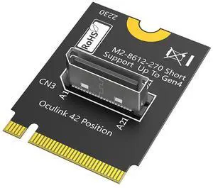 NVMe M.2 Key M to Oculink Adapter SFF-8611 / SFF-8612, PCIe x4 4.0 Converter NVMe M.2 Key M to Oculink Adapter SFF-8611 / SFF-8612, PCIe x4 4.0 Converter