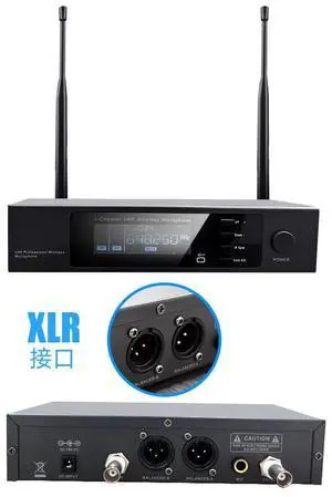 One-to-one wireless microphone handheld UHF true diversity microphone stage conference professional home-use display battery capacity One-to-one wireless microphone handheld UHF true diversity microphone stage conference professional home-use display battery capacity