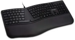 Pro Fit Ergonomic Wired Keyboard- Black (K75400US)