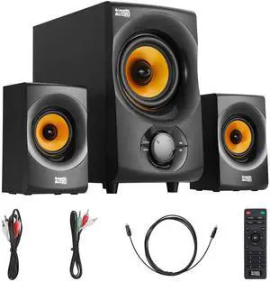 Bluetooth 2.1 Speaker System 2.1-Channel Home Theater Speaker System, Black (AA2170)