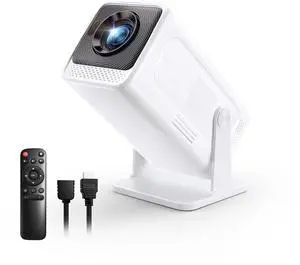 [WiFi 6.0 Sreen Mirroring] Mini Portable Projector with WiFi and Bluetooth 5.2,4K Smart Projector, Native Full HD 1080P, Mobile Phone Home Theater, Outdoor Movie Auto Vertical Correction