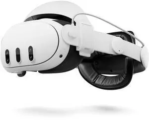 2025 New Hybrid Headstrap for Meta Oculus Quest 3/3S, 2-in-1 Mode (Halo & Elite) VR Headset Accessories with 10000mah Magnetic Hot-Swappable, 20W Fast Charging, Adjustable & Comfort Strap