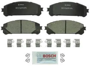 BC1324 QuietCast Premium Ceramic Disc Brake Pad Set - Compatible with Select Lexus NX200t, NX250, NX300h, NX350/350h, RX350, RX450h; Toyota Camry, Highlander, RAV4 Prime, Sienna + More; FRONT