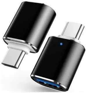 2 Pack USB C to USB 3.0 Adapter, Type C Male to USB Female Adapter OTG for MacBook Pro/Air and Other Type C Devices