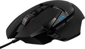 502 HERO High Performance Wired Gaming Mouse, HERO 25K Sensor, 25,600 DPI, RGB, Adjustable Weights, 11 Buttons, On-Board Memory, PC/Mac