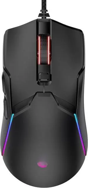 Wired Gaming Mouse,All Keys are editable, 12 Backlit Modes,8000 DPI Wired Optical Mouse,Software Supports diy Keybinds Button For Gamer Bigger and office