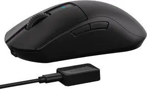 A950pro 4K Wireless Gaming Mouse:55g Ultra-Lightweight,4KHz Polling Rate,PAW3395 Optical Sensor,26K DPI,5 Programmable Buttons,Support 15min Fast Charging &Tri-Mode Connection (Black)