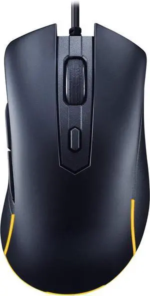 TUF Gaming M3 Gen II Gaming Mouse, Wired, 59g Lightweight, IP56 dust & Water Resistance, Antibacterial Guard, 8K DPI Optical Sensor, 6 Programmable Buttons, Teflon Mouse feet, Black