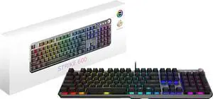 600 - KAILH Midnight PRO Silent Tactile SWITCHES - Ergonomic Keycaps, Anti-Slip Base, USB 2.0