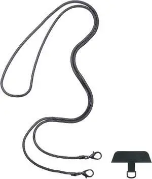 Snake Chain Phone Strap Universal phone lanyard phone strap connector (Snake-ChainBlack color G2)