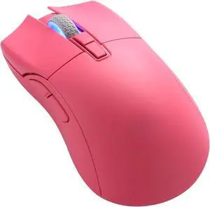 M31R Wireless Gaming Mouse, Triple Mode 2.4G/ Bluetooth/USB-C Detachable Cable Gaming Mouse,GM8.0 Mouse Switches - Pink