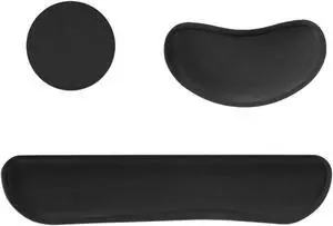 Memory Foam Keyboard, Mouse Wrist Rest, Black