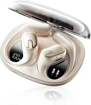 Open Ear Headphones Earbuds wireless - Wireless Headphones Touch Control Air Conduction Stereo Sound