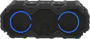 Waterproof Bluetooth Speaker with Lights, Portable Wireless Speaker, 16 Hour Playtime