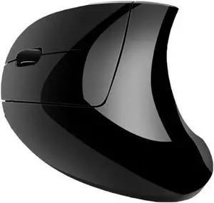 iMouse E90 - Wireless Left-Handed Vertical Ergonomic Mouse, Black