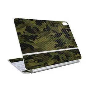 Carbon Fiber Skin Compatible - Green Camouflage - Premium 3M Vinyl Protective Wrap Decal Cover - Easy To Applyins