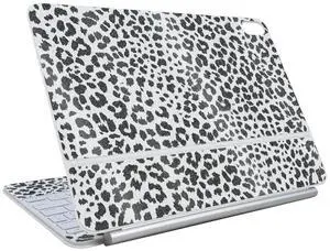 Glossy Glitter Skin - Snow Leopard Print - Premium 3M Vinyl Protective Wrap Decal Cover