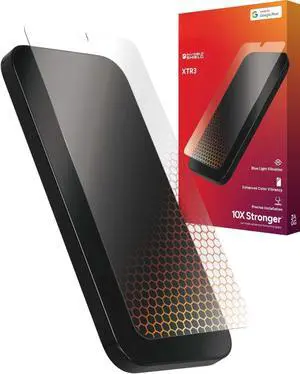 Screen Protector - 10X Stronger with Recycled Glass, Enhanced Eyesafe Blue Light Filter - Easy Installation
