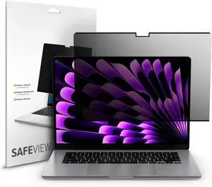 Privacy Filter Screen Protector [SafeView] Designed for Macbook Air 15 inch M4 / M3 / M2 (2025/2024 / 2023) - 1 Pack