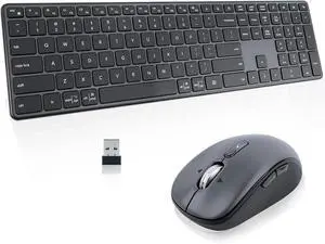 M9250 Wireless Keyboard Mouse Combo,Scissors Mechanism Silent Wireless Bluetooth Keyboard