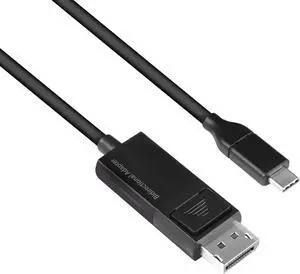 Club3D CAC-1557 USB Type C to Displayport 1.4 Bi-Directional Cable with 8K 60Hz, 4K 120Hz HDR Video Support 1.8m-6ft M/M