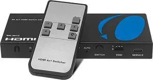 8K 4x1 USB-C/HDMI 2.1 Switch 4K @ 120hz Switcher 4 in 1 Out, Support HDR, HDR10, Dolby Vision, HLG 48Gbps 8K 4x1 USB-C/HDMI 2.1 Switch 4K @ 120hz Switcher 4 in 1 Out, Support HDR, HDR10, Dolby Vision, HLG 48Gbps