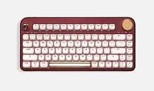 Wireless BT5/USB PC & Mac Mechanical Keyboard, Baroque Rose