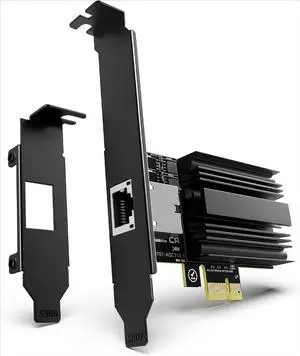 10G PCIe Network Card, 10G Base-T Ethernet Card with Marvell AQC113 Conrtoller, PCIE to 10Gb RJ45 Ethernet Adapter NIC Compatible