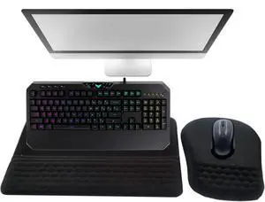 Keyboard Stand with Wrist Rest -Ergonomic Ergonomic Mouse Pad and Keyboard Wrist Rest