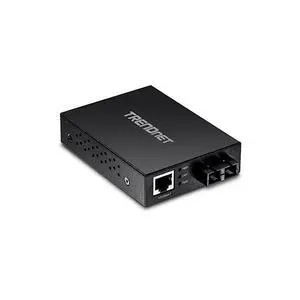 for 100 BaseT to 100 BaseFX MultiMode SC Fiber Converter Standalone 10100 Mbps AutoMDIX Fast Ethernet Port Fiber Networking up to 2 km 125miles 200 Mbps Switching Capacity TFCFMSC
