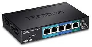 for5Port Gigabit PoE+ Powered EdgeSmart Switch with PoE Pass Through TPEP521ES 1 x Gigabit PoE+ Input 2 x Gigabit PoE Output 2 x Gigabit 18W PoE Budget Managed Switch WallMountable