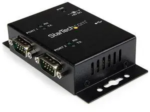 FOR com USB to Serial Adapter 2 Port Wall Mount Din Rail Clips Industrial COM Port Retention FTDI DB9 ICUSB2322I